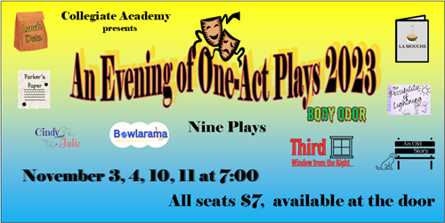 An Evening of One-Act Plays 2023